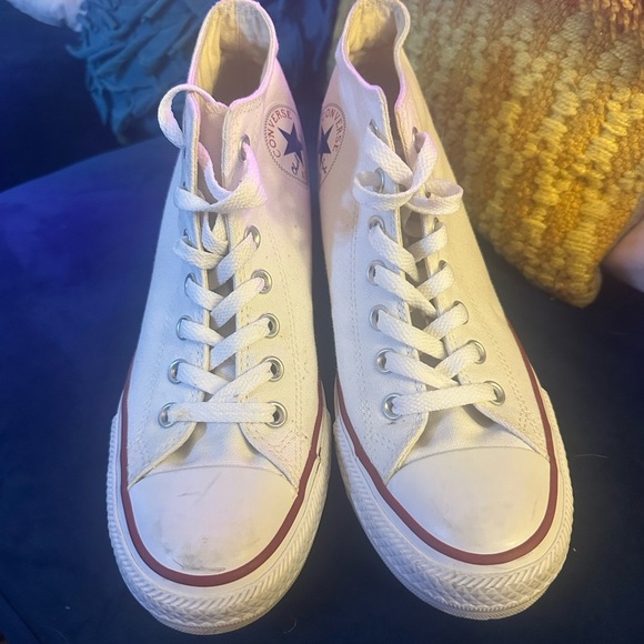 Converse White High-Top Sneakers - Picture 4 of 4